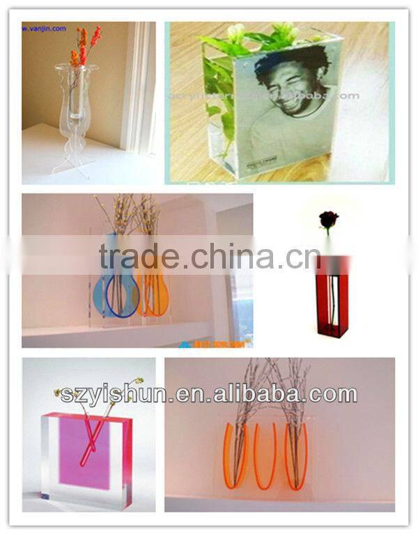 Manufacturing clear acrylic vases acrylic glass vases