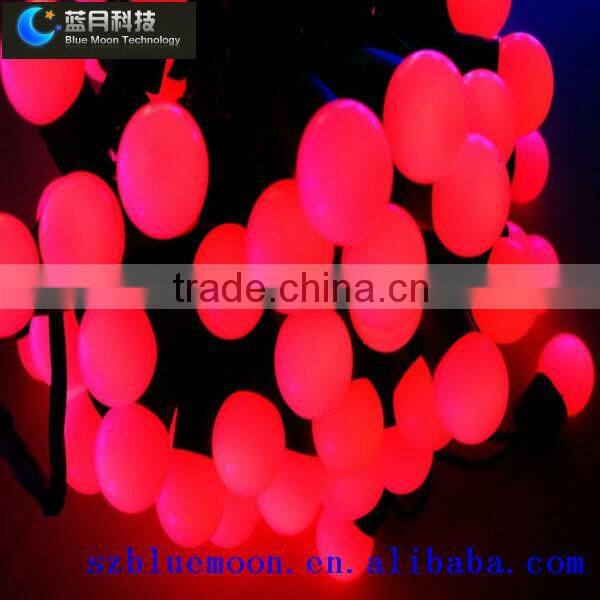 High quality RGB ball string light for christmas decoration