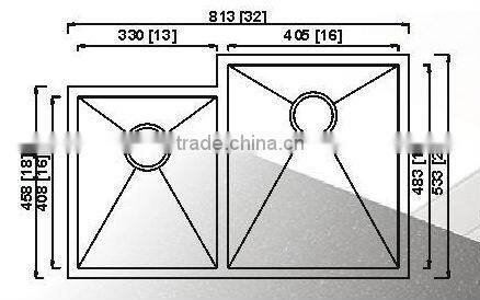stainless steel sink washing basin