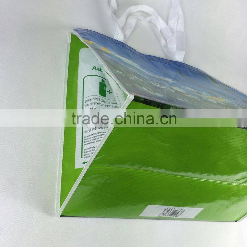 Lead Free RPET Shopping Bag Reusable Bag ECO
