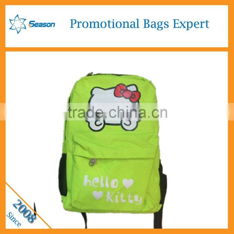 Cartoon logo child school backpack customized design