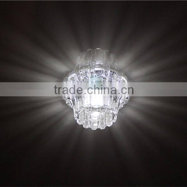 crystal shade downlight led lights ceiling lamps bedroom living room lights energy save MR16 GU10 GU5.3