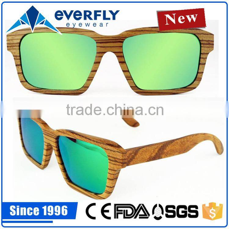 2015 Fashion high quality wholesale wooden sunglasses for audul
