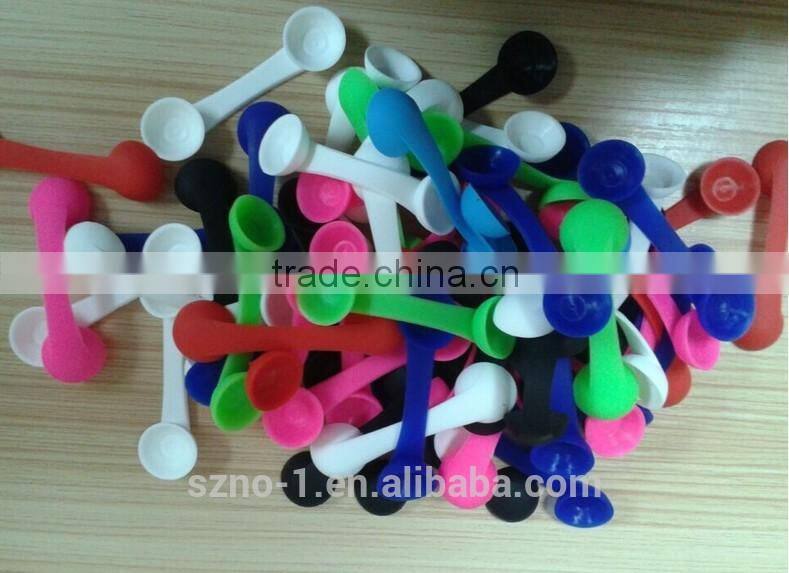 wholesale fashion shape headphones silicone wire sucker holder