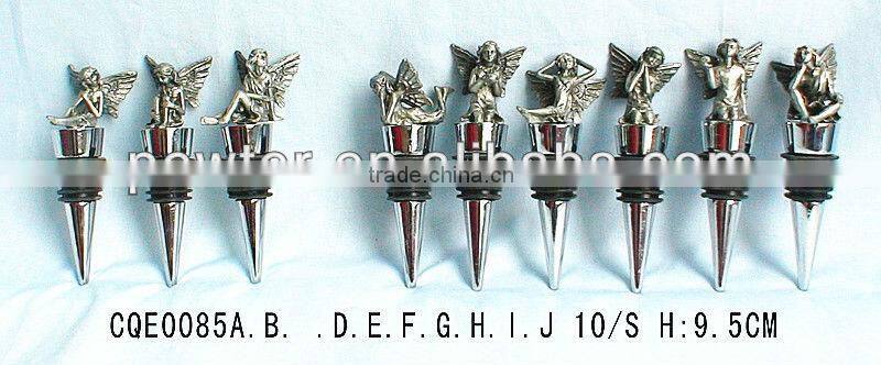 Novelty Metal Fairy Wine Stopper, Bottle Stopper