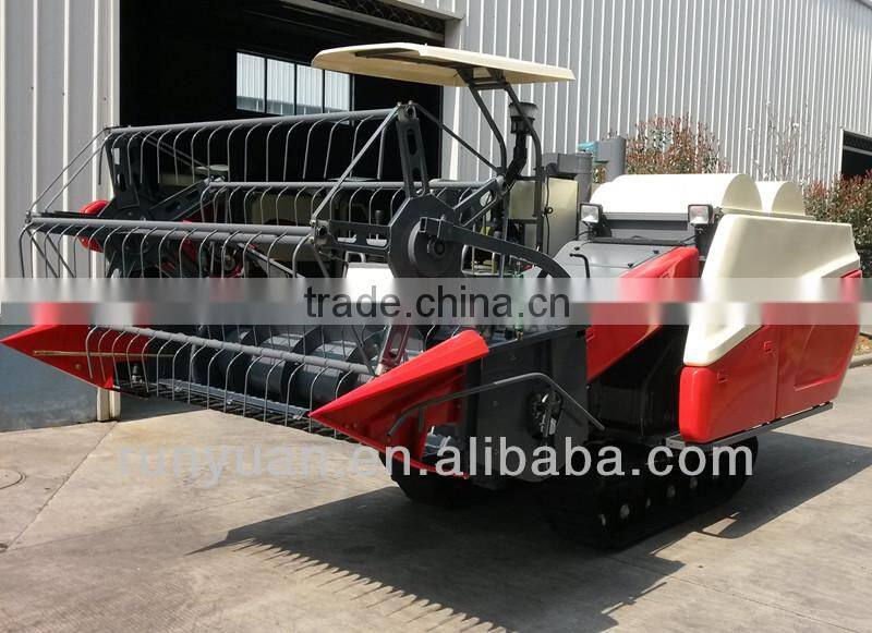 self propelled high quality rice paddy combine harvesting machine 4LZ-3.6