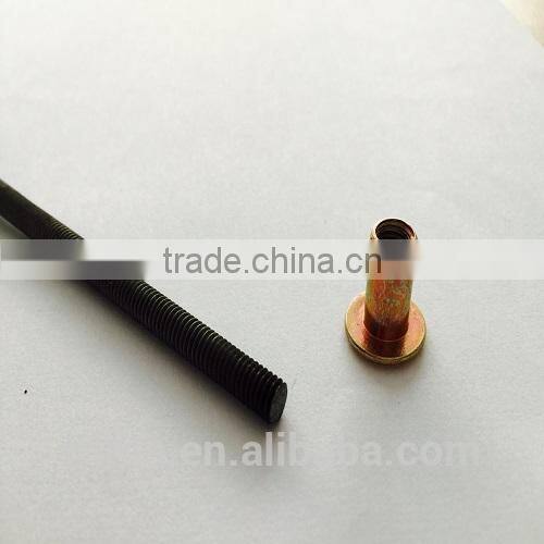 DIN 975 Q235 Carbon steel long thread rod with nut,in sale