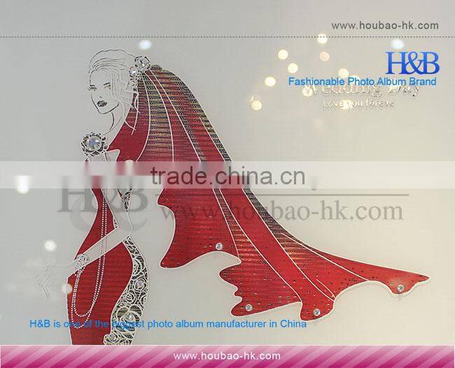 Beautiful Lady Exquisite Albums Flip Up Creative Karizma Albums