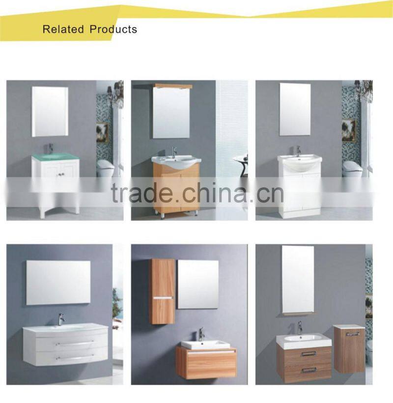 hotel modern mirror floor mounted bathroom vanity RA188