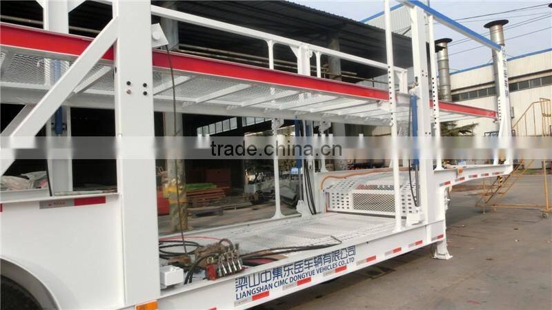2016 CIMC new design car hauler trailer/car transport semi truck trailer manufacturer
