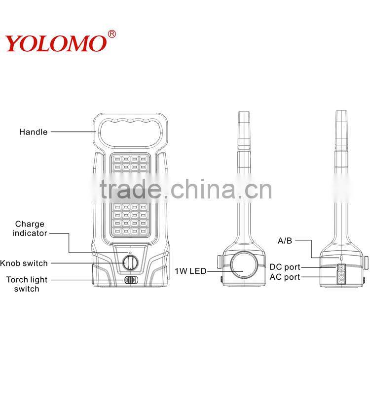 Rechargeable Portable LED Home Emergency Lights Lighting