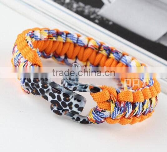 survival bracelet with lighter