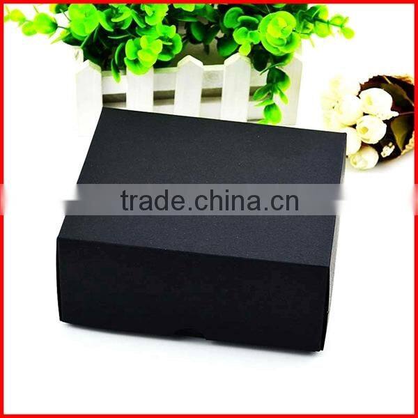 Printing Logo Custom Black Paper Hat Box Packing Wholesale