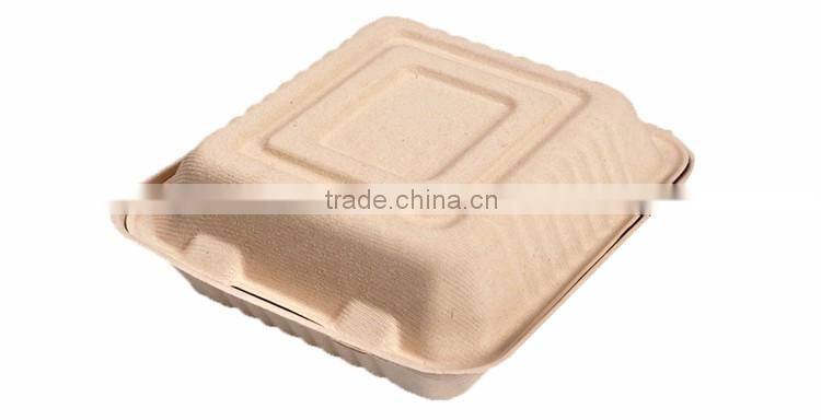 Environmental disposable paper pulp food packaging