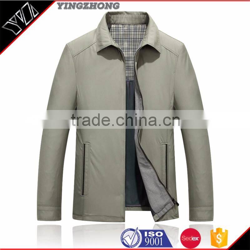 Yingzhong garment oem odm customize jacket men winter soft shell jacket padded jacket