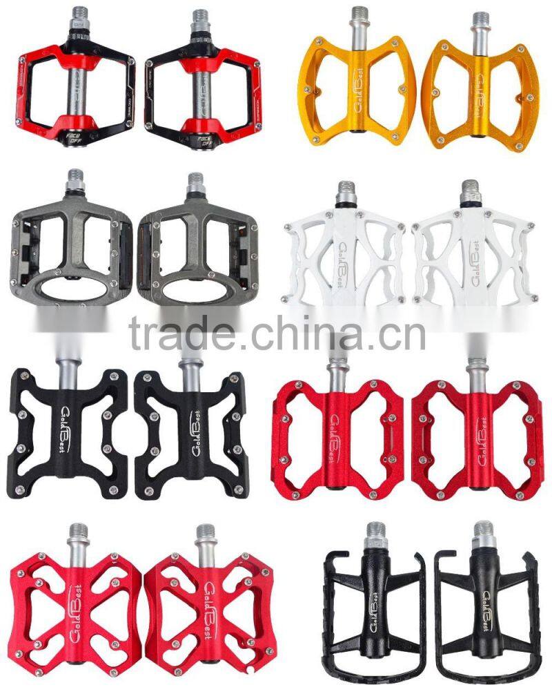 hot sale high quality wholesale price durable aluminum alloy leather bicycle Pedals bicycle parts
