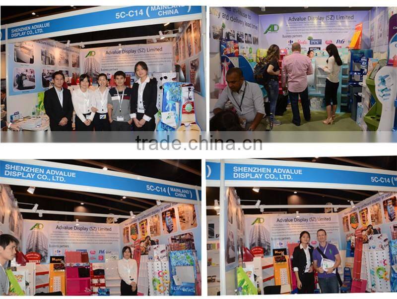 Corrugated Paper Light Bulb Counter Display Racks