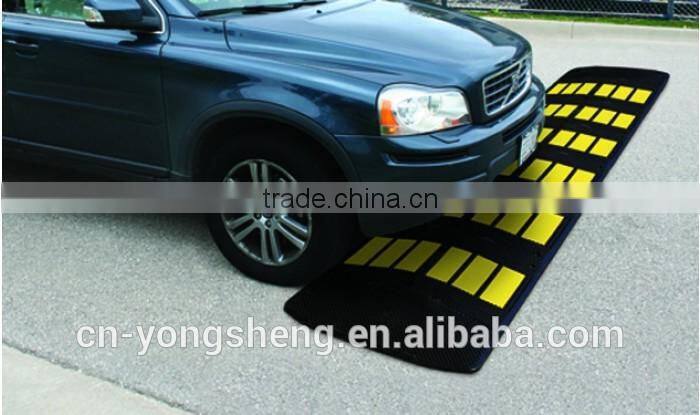 Traffic Roadway Safety Durable Rubber Speed Ramps