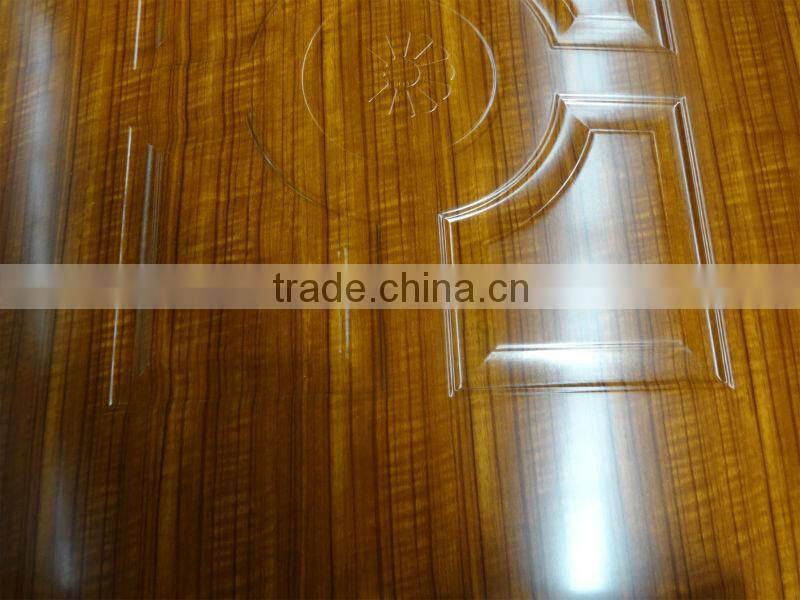 2015 new style melamine door skin 4.5mm