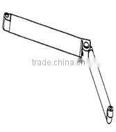 Outdoor retractable aluminium awning