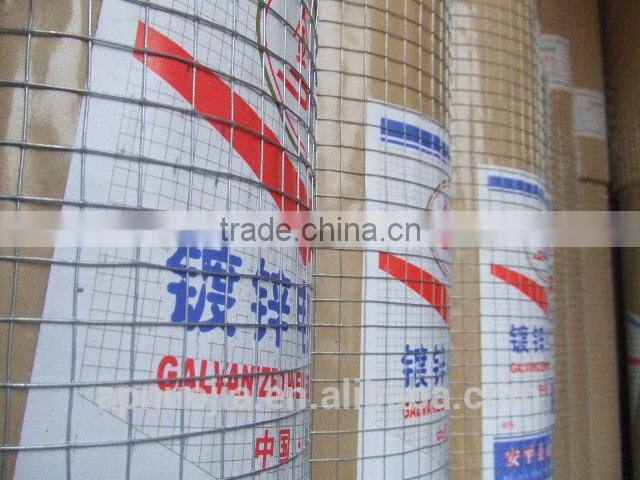 Galvanized and PVC vinyl coated welded wire mesh (Anping factory)