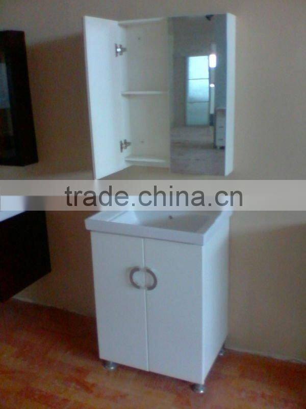 PVC/MDF bathroom vanity/furniture/cabinets for Europe market morden design