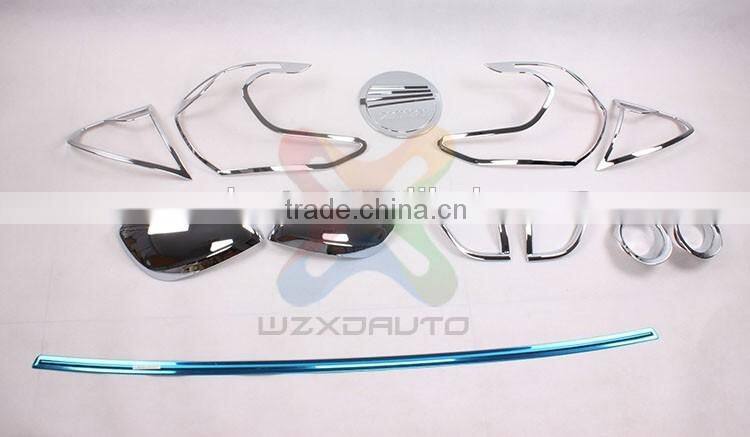 ABS Chrome Exterior Accessories Kits Cover FOR PEUGEOT PG 2008