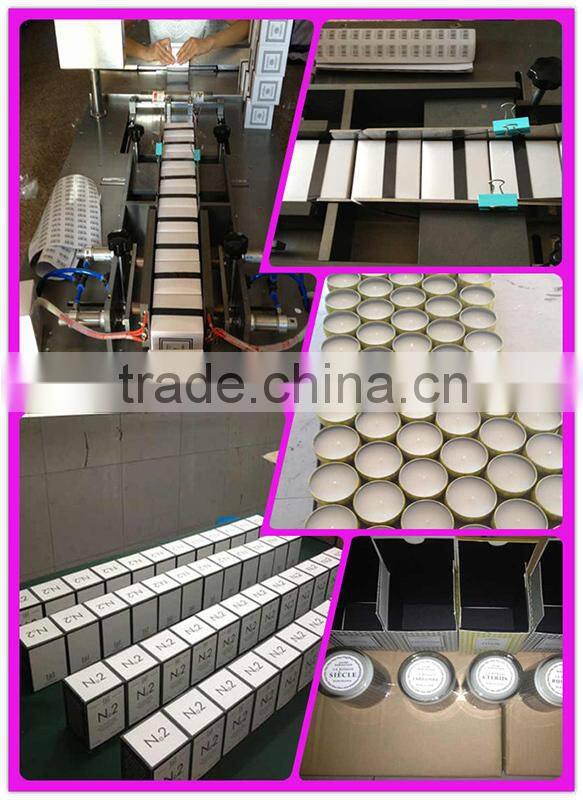 Romantic mini paraffin craft candles for decoration