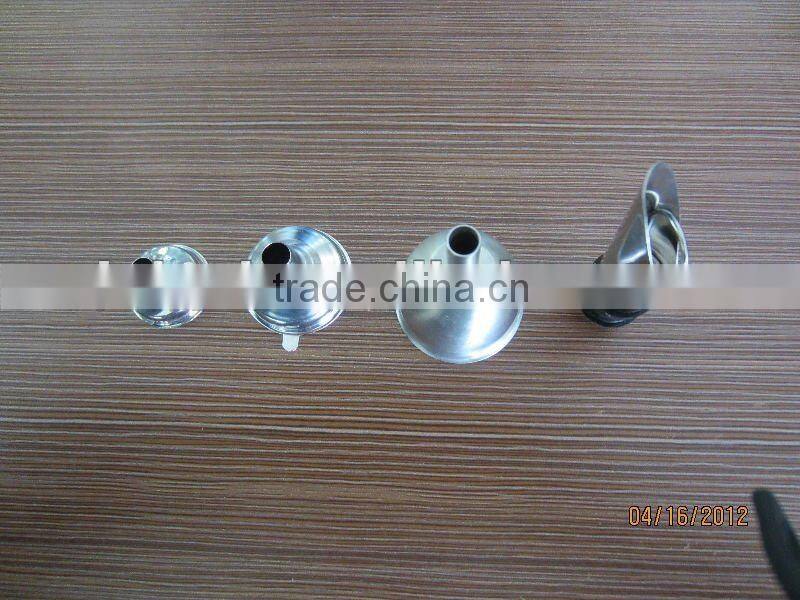 mini stainless steel metal filling funnels for hip flask