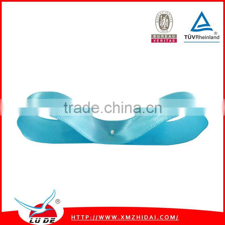 wholesale satin ribbon for gift wrapping/high quality polyester satin ribbon