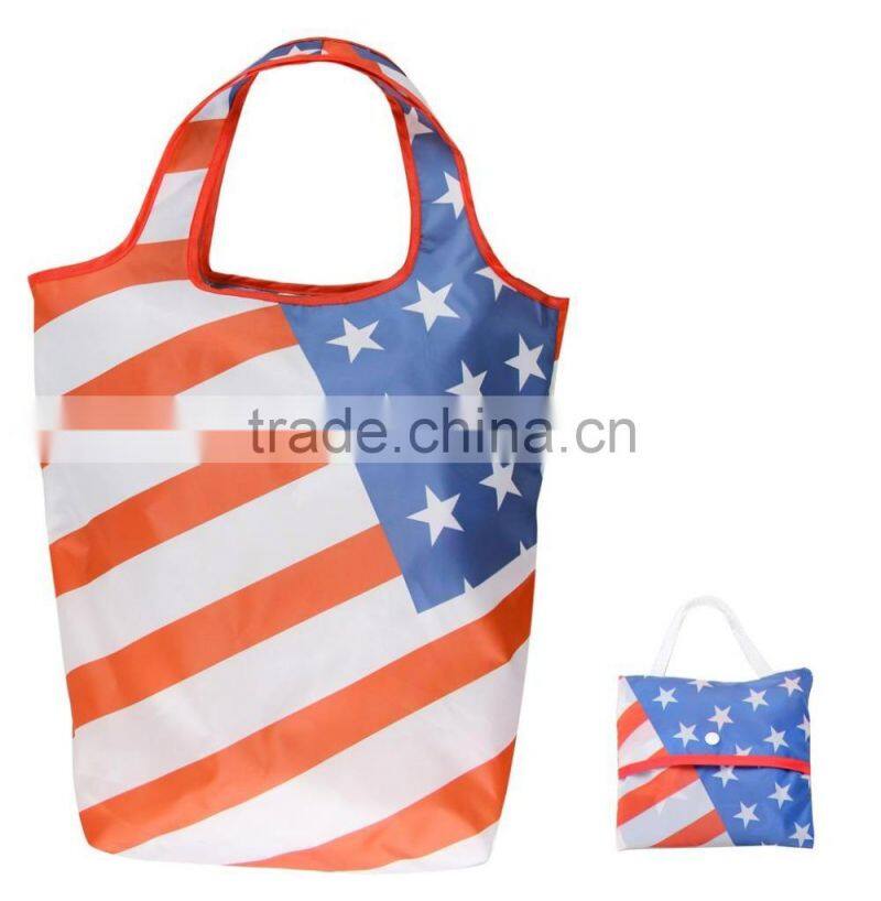 National flag foldable shopping bag