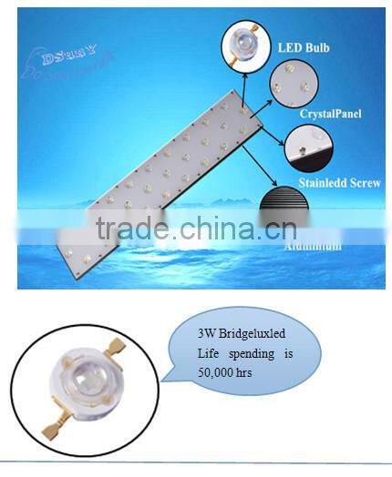 CE/RoHs/FC certification 72 inch/6ft thunder storm /lunar cycle /color changing led aquarium light for fresh water tank ,