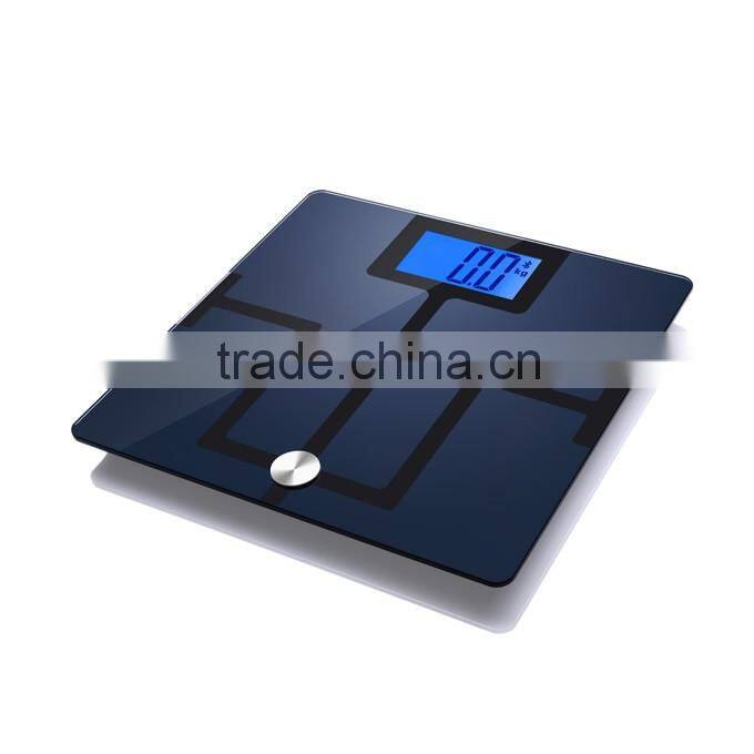 Measures Weight Body Fat Water Bone Mass 400 Lbs Capacity Scale