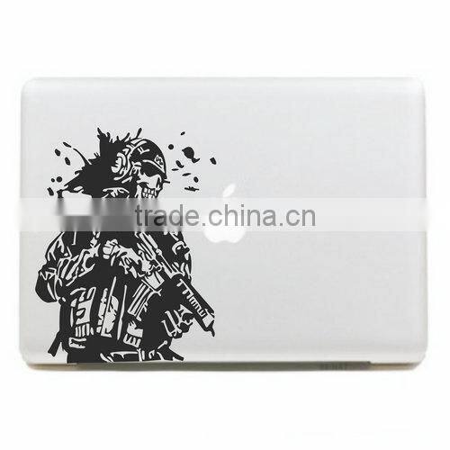 Coolest Design Zombie decal stickers for mac book OEM design