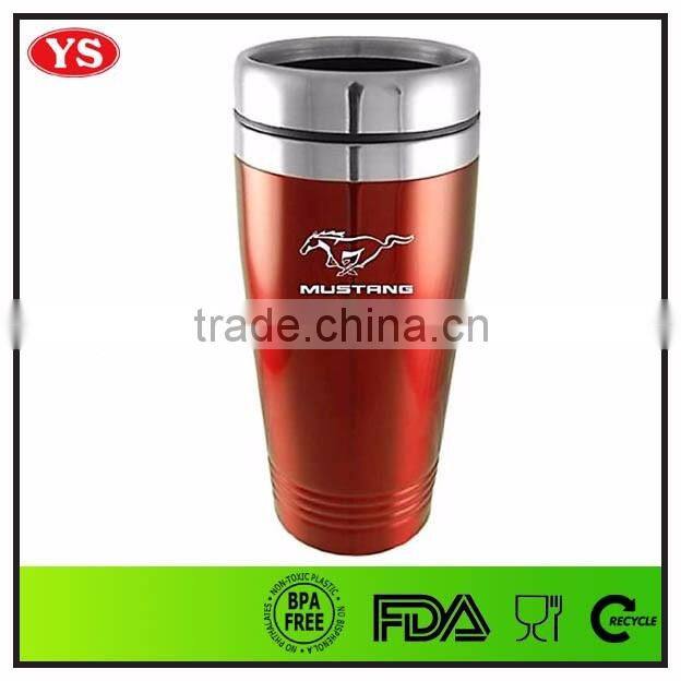 16oz double wall stainless steel promotional thermal coffee travel mug
