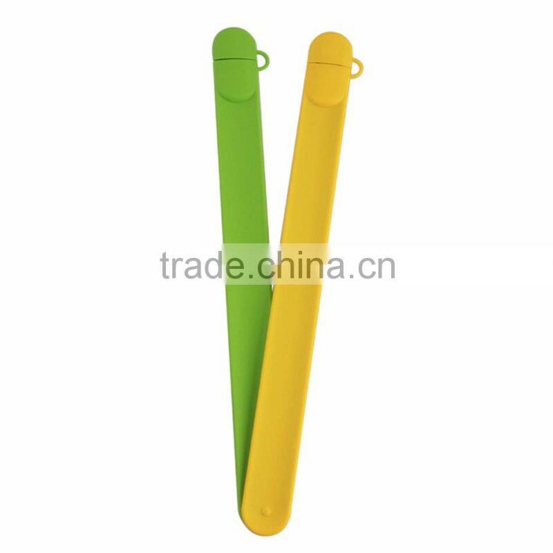 Wholesale Promotional Cheap Price Silicone USB Flash Drive Bracelet Custom Logo