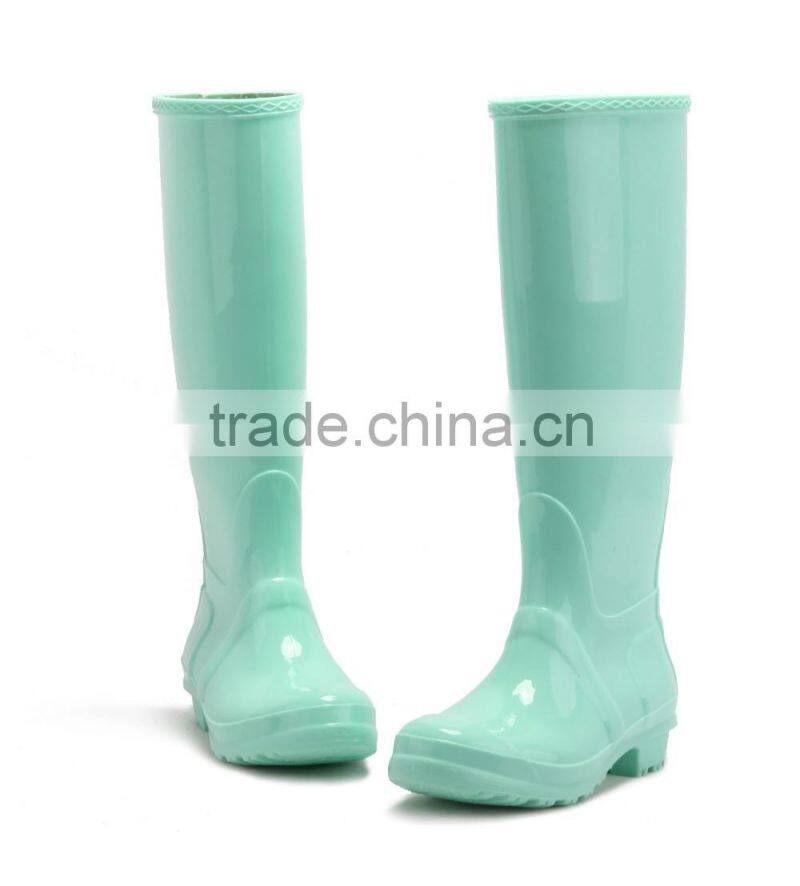 2016 fashional rubber PVC protective boot waterproof and pvc waterproof boots and rubber water shoes manufacturer (SA-9992)