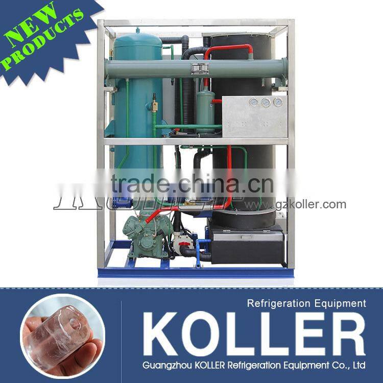 CE Approved 5 Tons Tube Ice Maker with PLC Program Controller