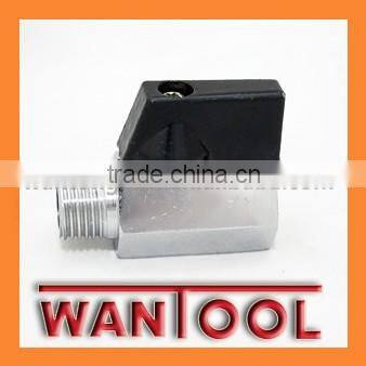Mini Ball Valves / Female male ball valves / ball valves WITH BLACK HANDLE