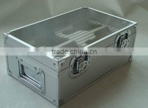 Aluminum folding wine box,magnum wine case with EVA inner,wine bottle box