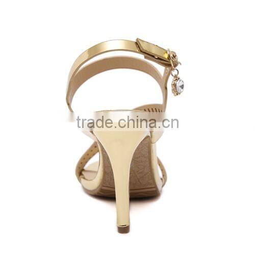 2016 New fashion middle heel sandals for hot-selling PL1701
