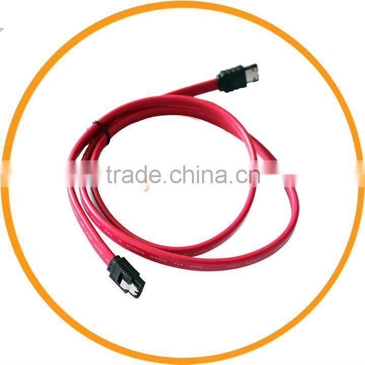 1M Serial ATA SATA to eSATA External Shielded Data Cable Dark Red from dailyetech
