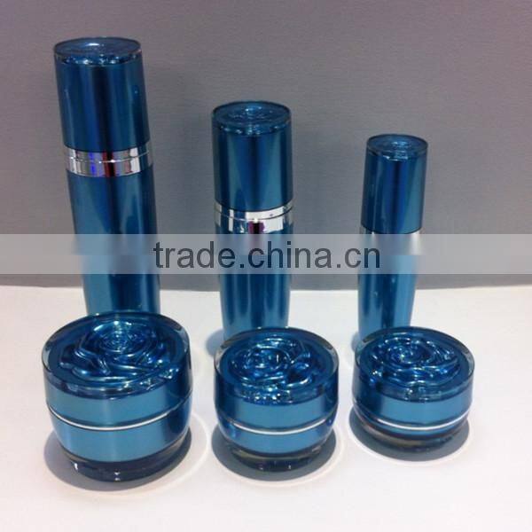 30/60/100ml purple ring cap acrylic lotion bottle, personal care lotion bottle JS-W01