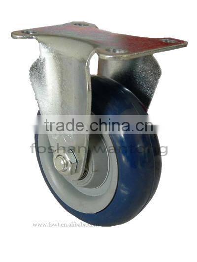 5 Inch Medium Duty Zinc Plate Swivel Caster Wheel