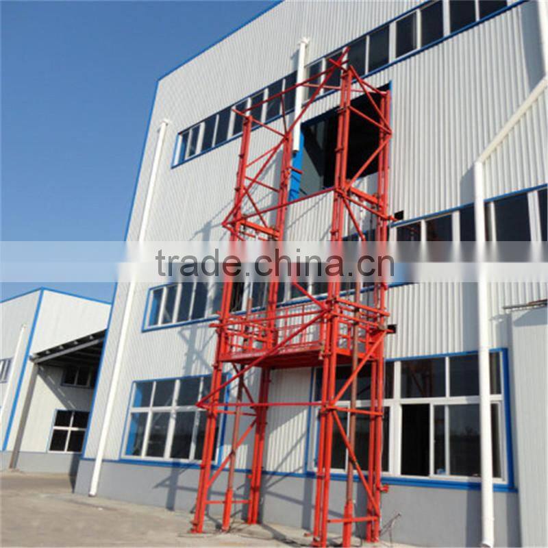 factory supply guide rail chain cargo lift