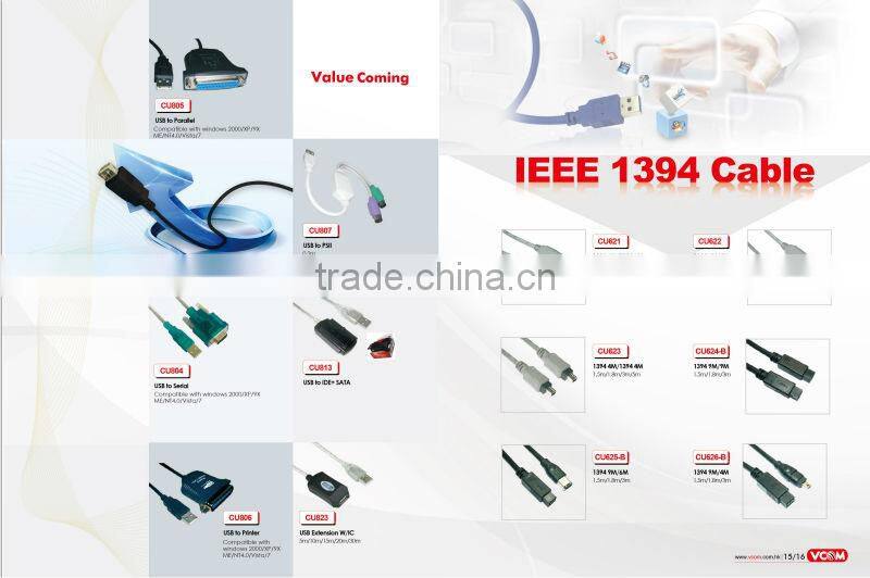 Nickel-plated AM/BM 3.0V USB cable