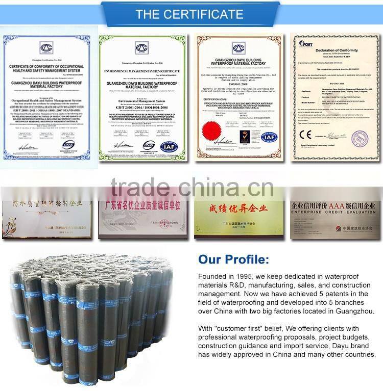 Self-healing Bitumen Layer Waterproof Roofing Materials