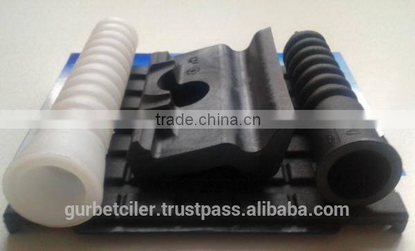 Nylon plastic dowel for screw spike, railway accessories made in Turkey