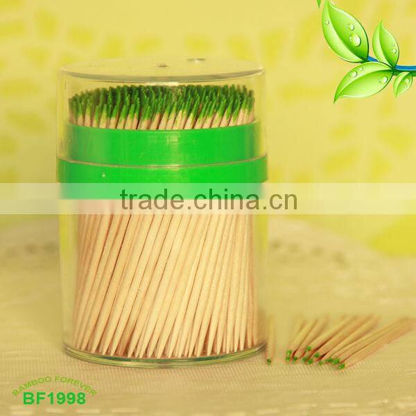 Nature Double tips bamboo toothpick minted