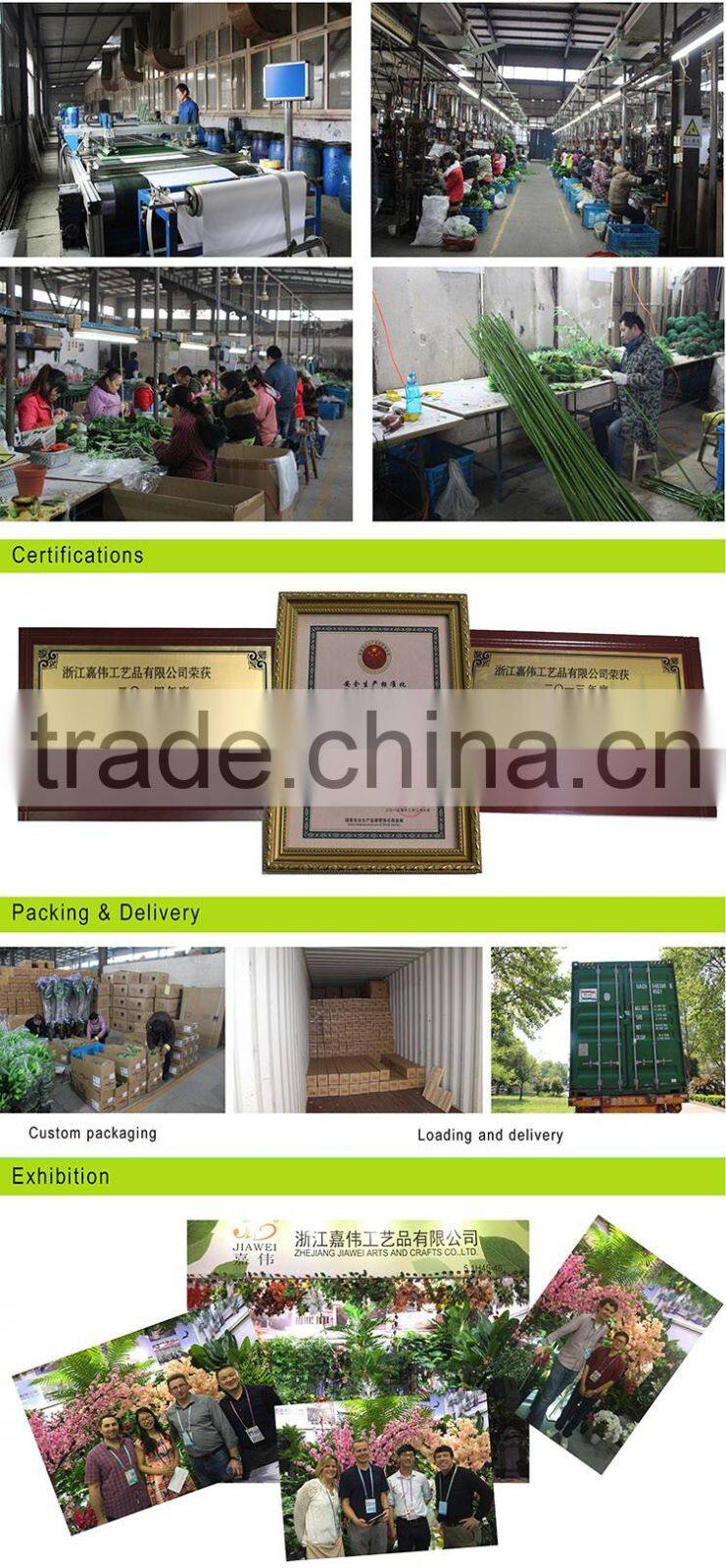Yiwu Jiawei Arts&Crafts wholesale indoor artificial ficus leaves